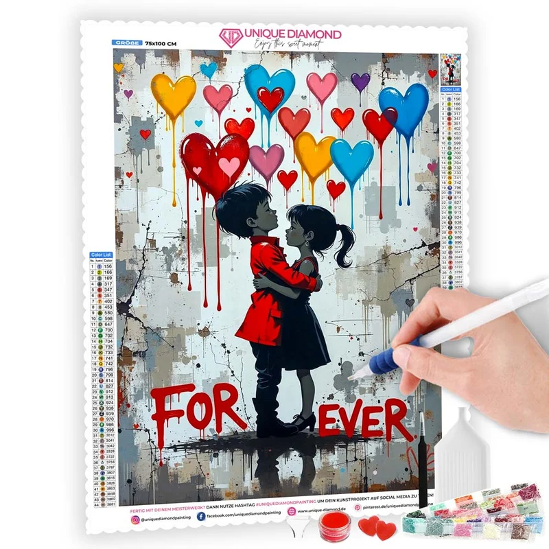5D Diamond Painting – Forever in Love