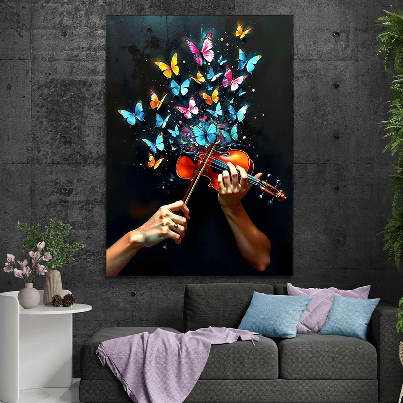 5D Diamond Painting – Melodie der Schmetterlinge