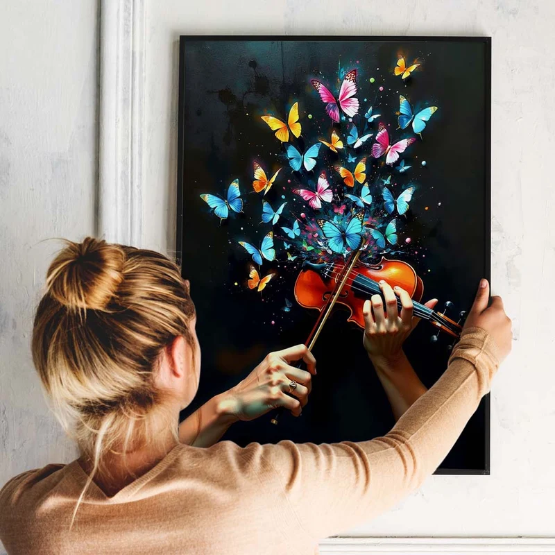 5D Diamond Painting – Melodie der Schmetterlinge