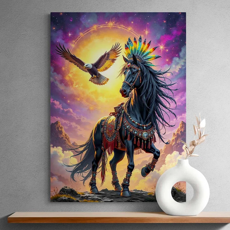5D Diamond Painting – Spirit des Sonnenadlers