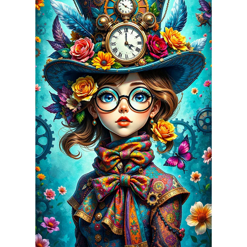 5D Diamond Painting – Steampunk-Diva