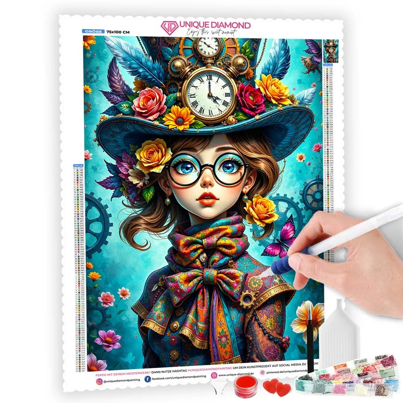 5D Diamond Painting – Steampunk-Diva