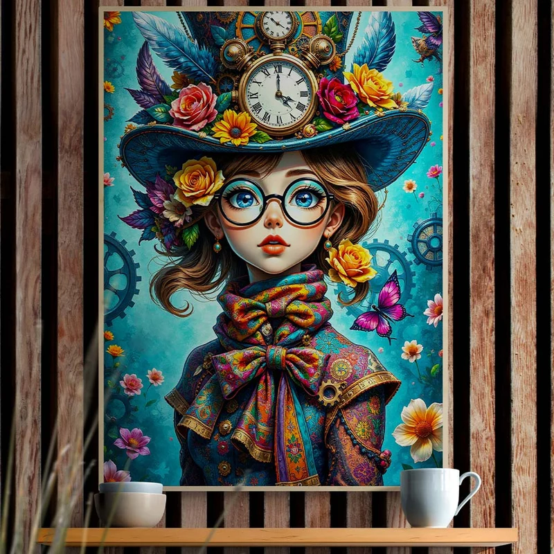 5D Diamond Painting – Steampunk-Diva