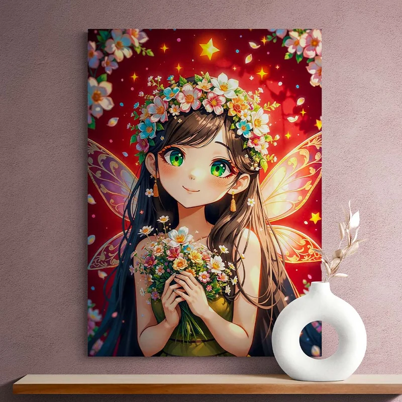 5D Diamond Painting – Elfenzauber mit Fiora