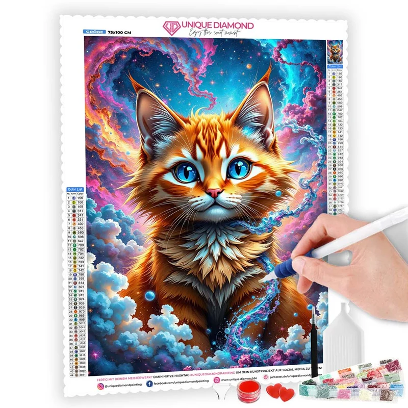 5D Diamond Painting – Nebula, Wächterin des Kosmos