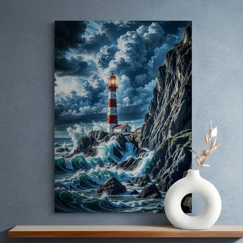 5D Diamond Painting – Wächter der stürmischen See