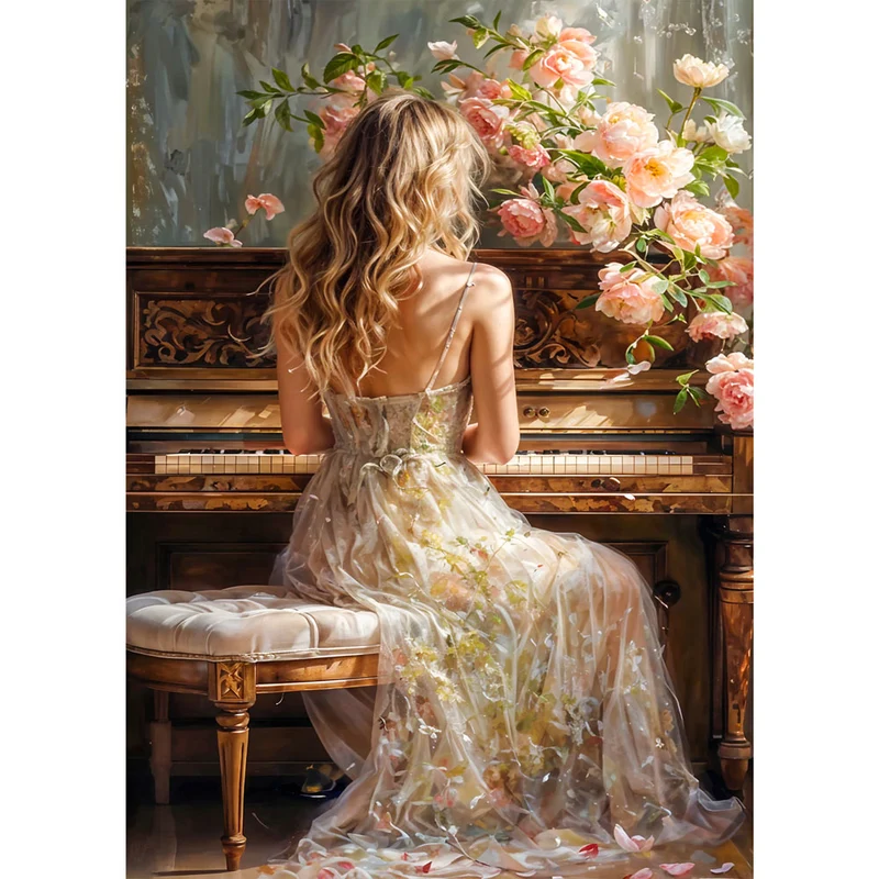 5D Diamond Painting – Melodia der Rosen