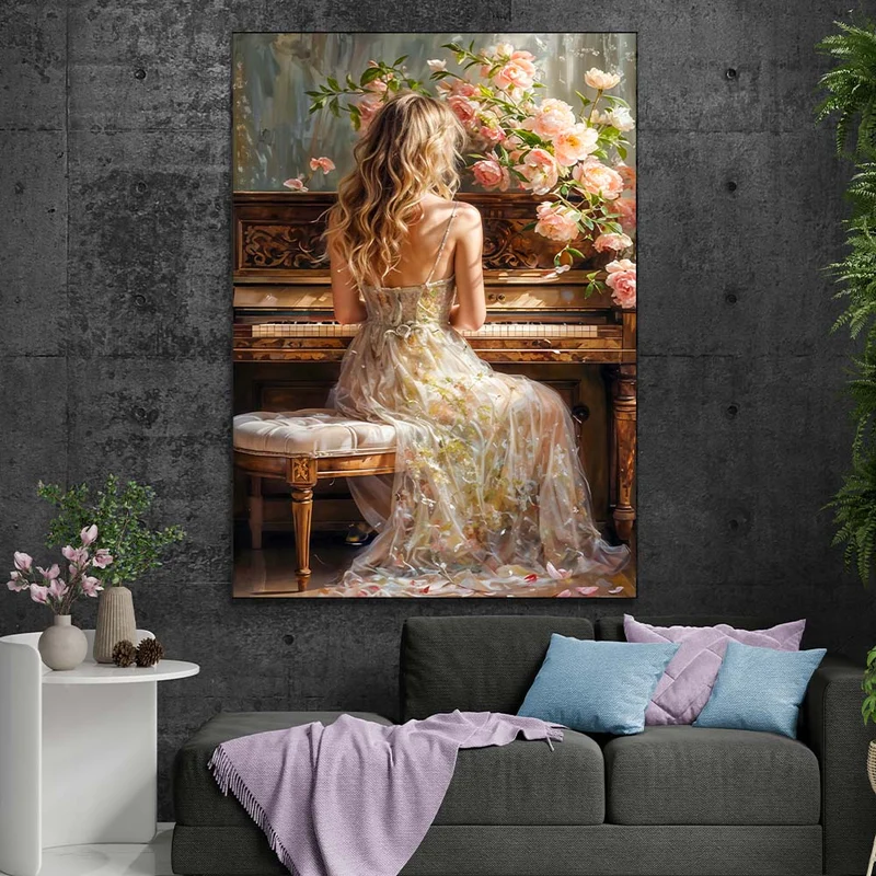 5D Diamond Painting – Melodia der Rosen