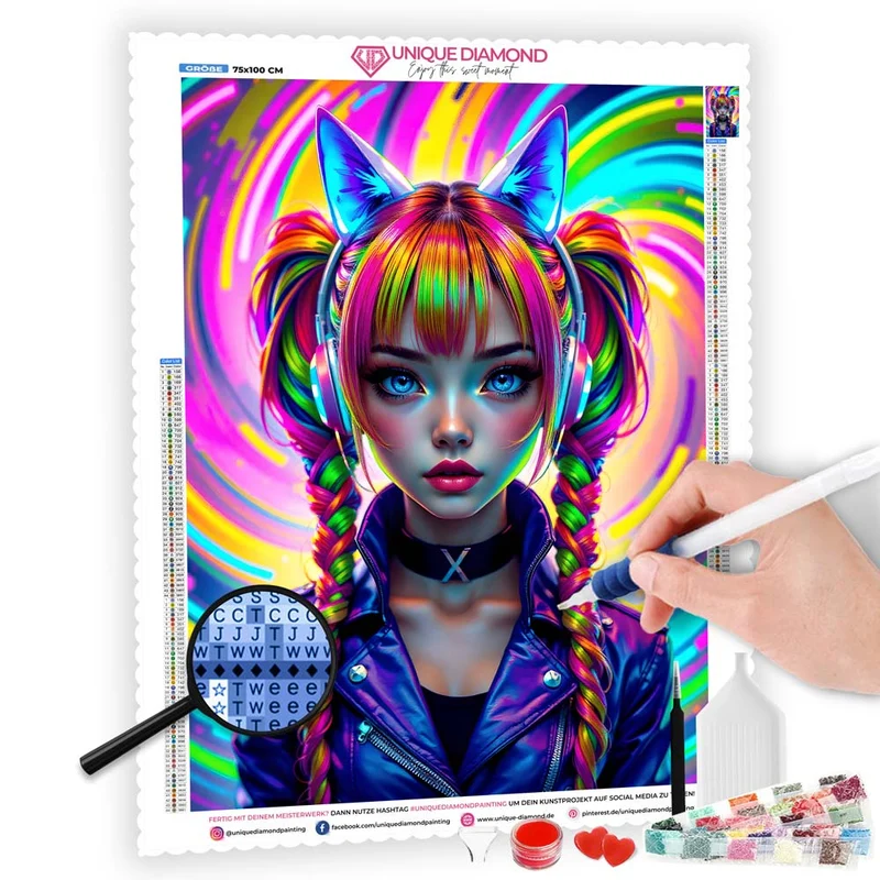 5D Diamond Painting – Lias Neonwelt