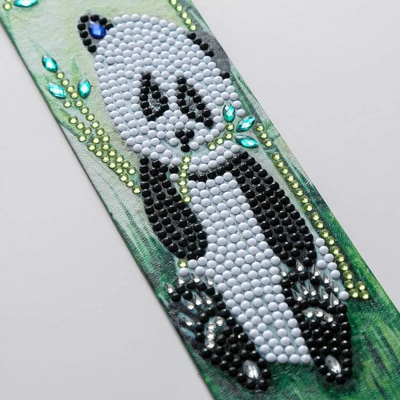 Diamond Painting Lesezeichen Panda