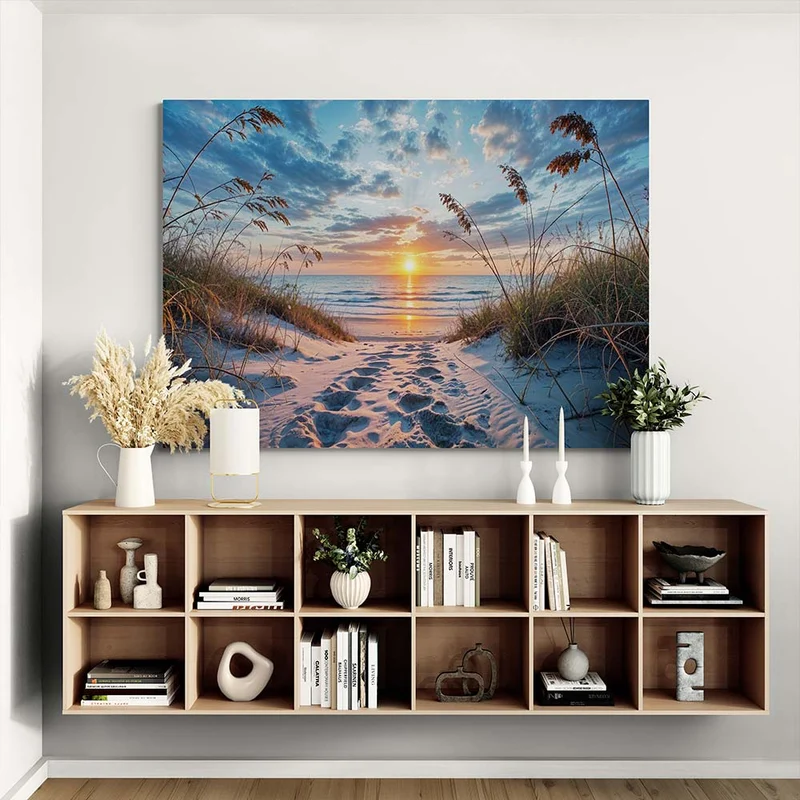 5D Diamond Painting – Pfad zum Sonnenuntergang