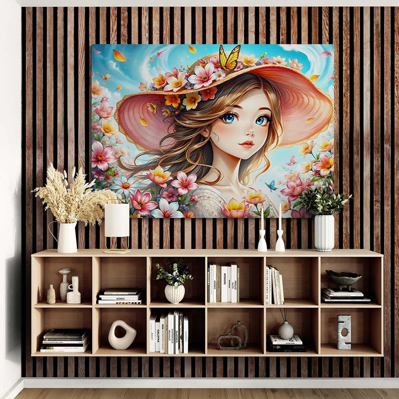5D Diamond Painting – Felina, die Blütenfee