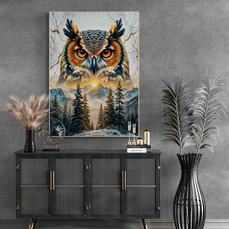 5D Diamond Painting – Wächter der Berge