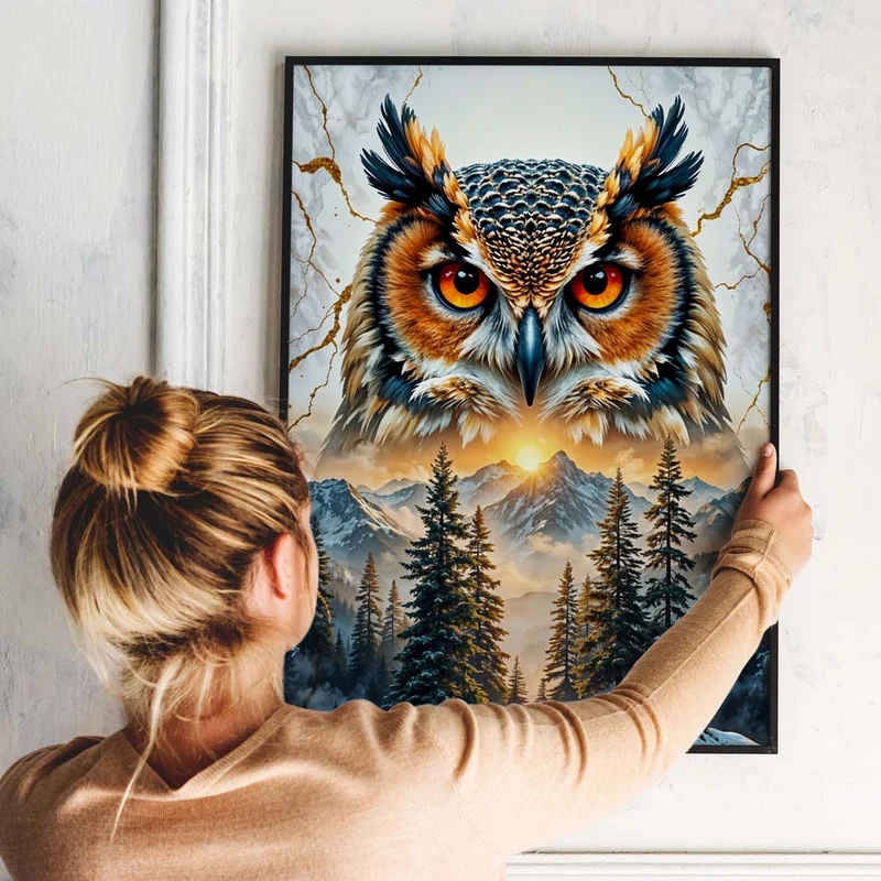 5D Diamond Painting – Wächter der Berge