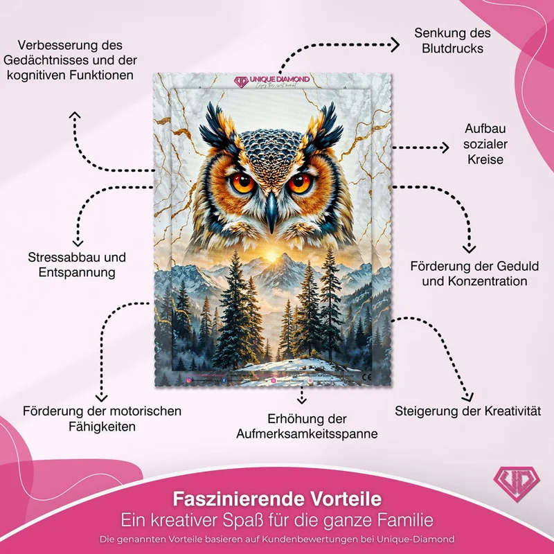 5D Diamond Painting – Wächter der Berge