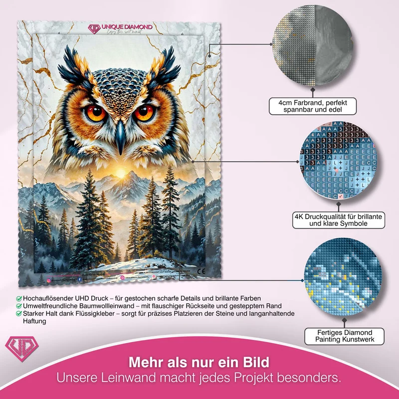 5D Diamond Painting – Wächter der Berge
