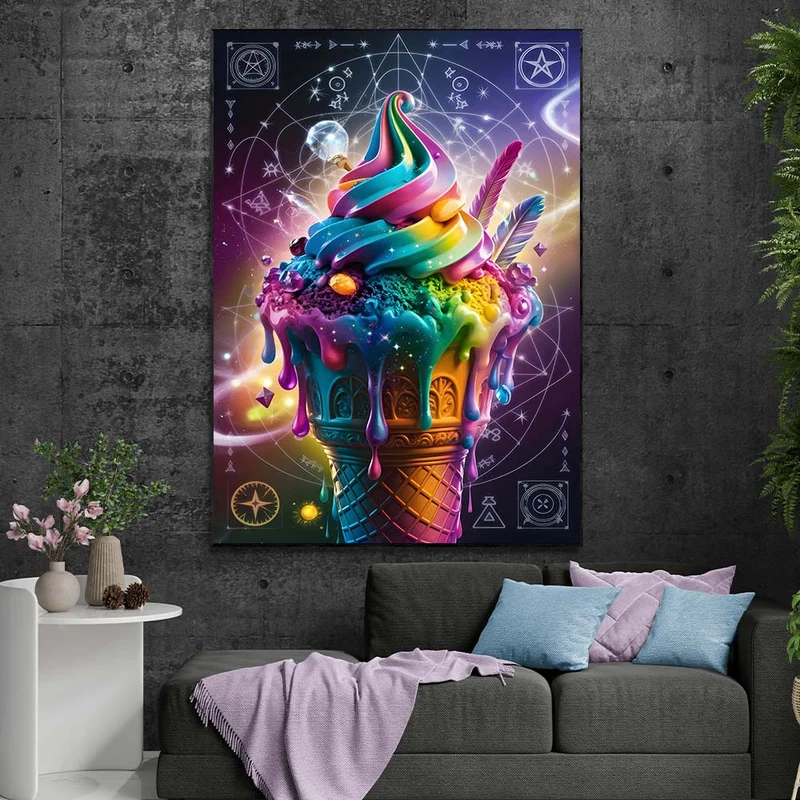 5D Diamond Painting – Kosmische Eiscreme