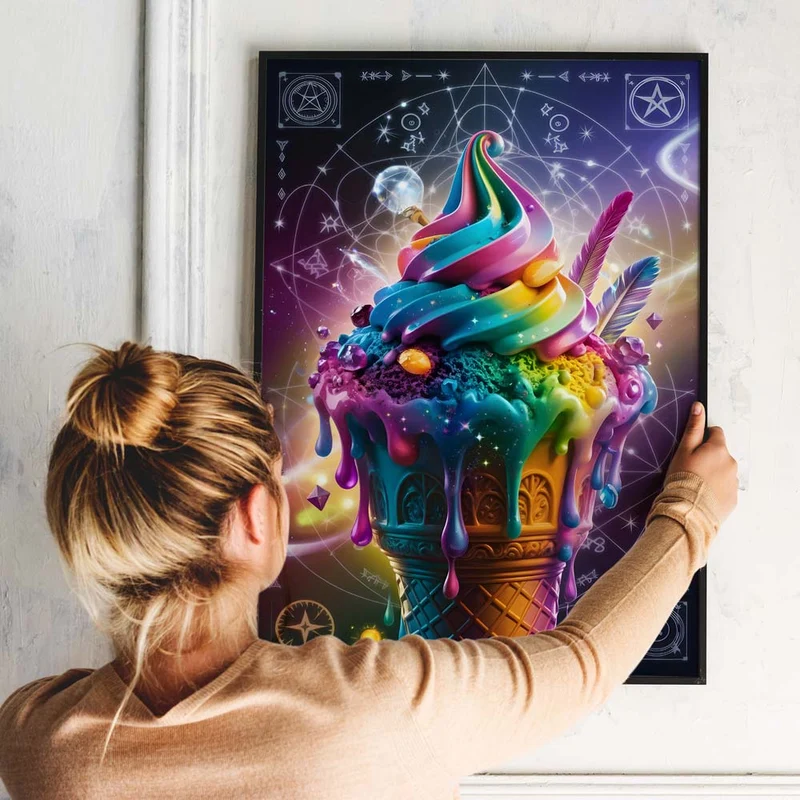 5D Diamond Painting – Kosmische Eiscreme