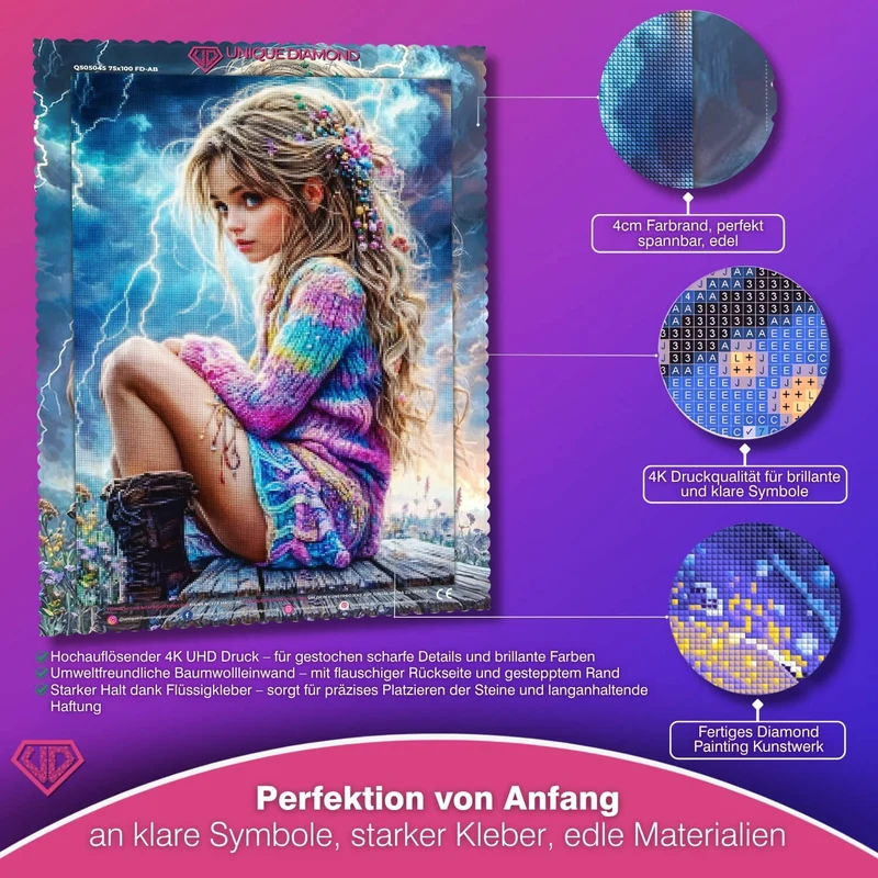 5D Diamond Painting – Finns Regenbogen-Magie