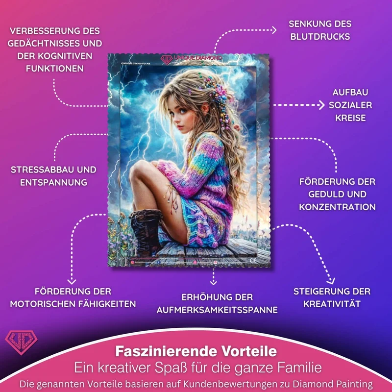 5D Diamond Painting – Finns Regenbogen-Magie