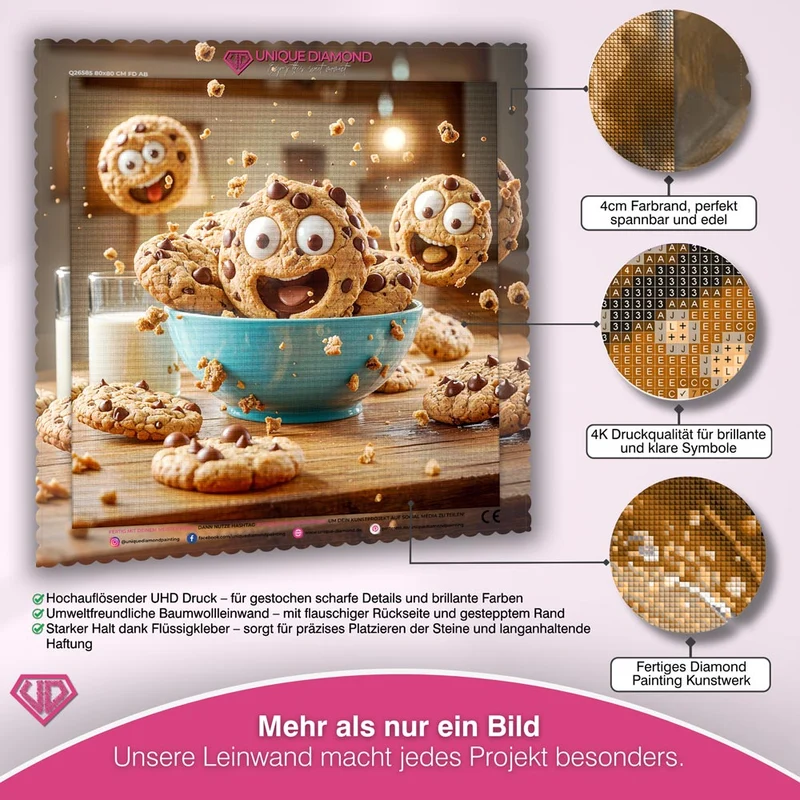 5D Diamond Painting – Fröhliche Cookie-Party