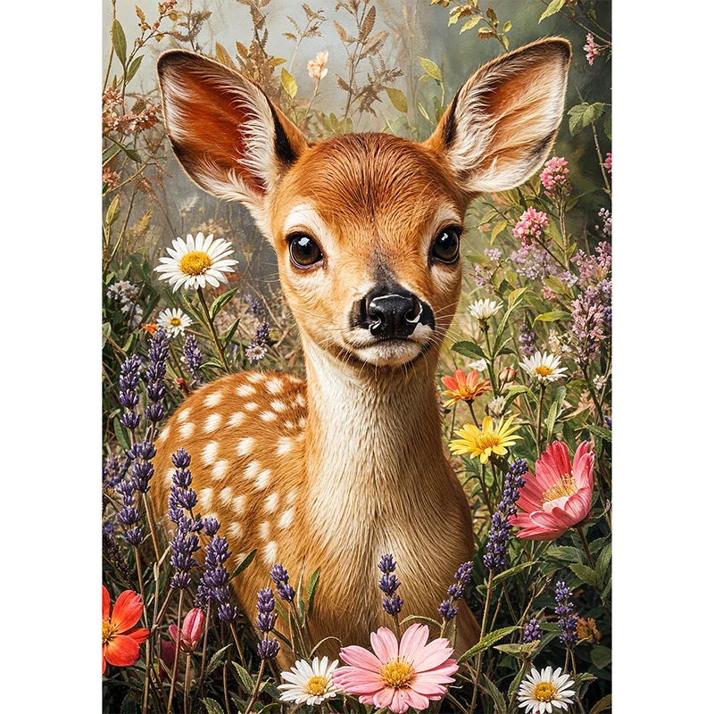 5D Diamond Painting – Waldzauber Rehkitz