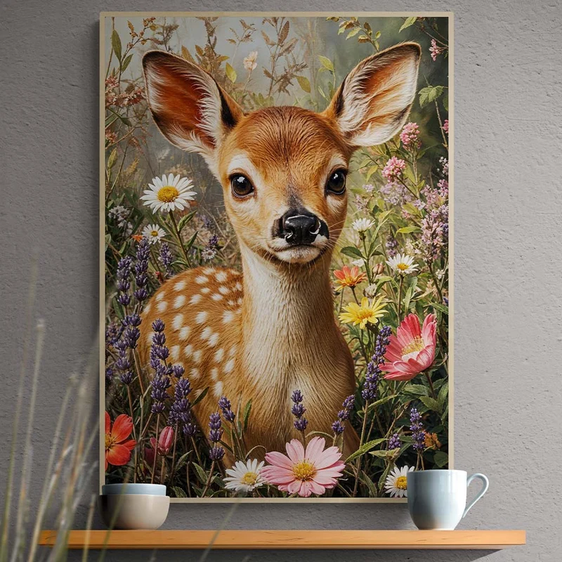 5D Diamond Painting – Waldzauber Rehkitz