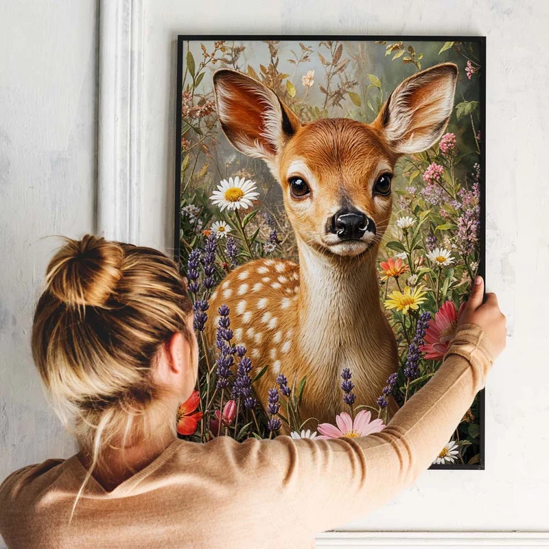 5D Diamond Painting – Waldzauber Rehkitz