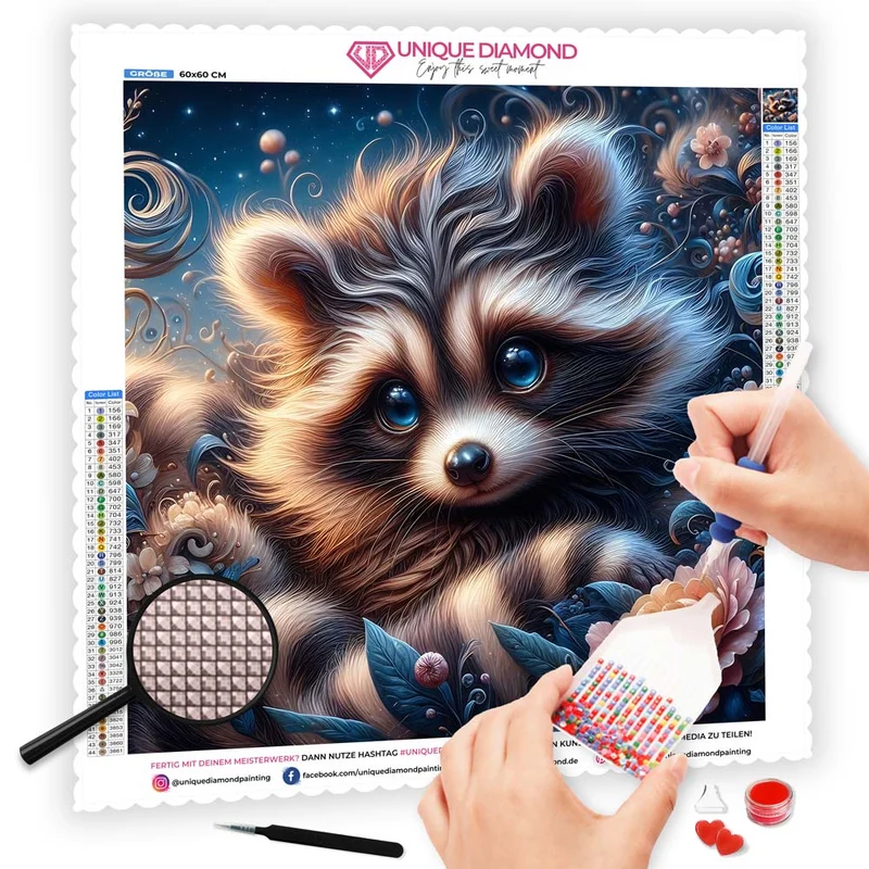 5D Diamond Painting – Mondscheinträumer