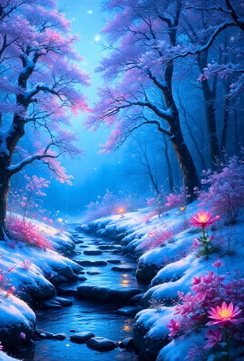 Diamond Painting - Fluss der Träume