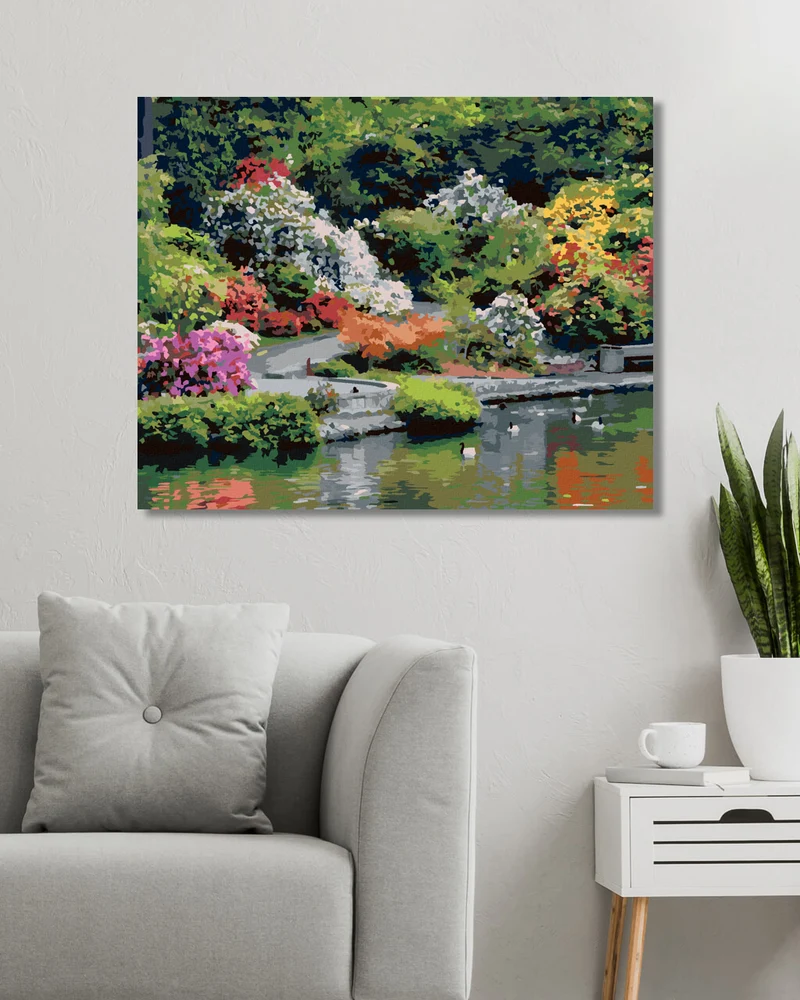 Diamond painting - GARTEN AM SEE (DENNIS FRATES)