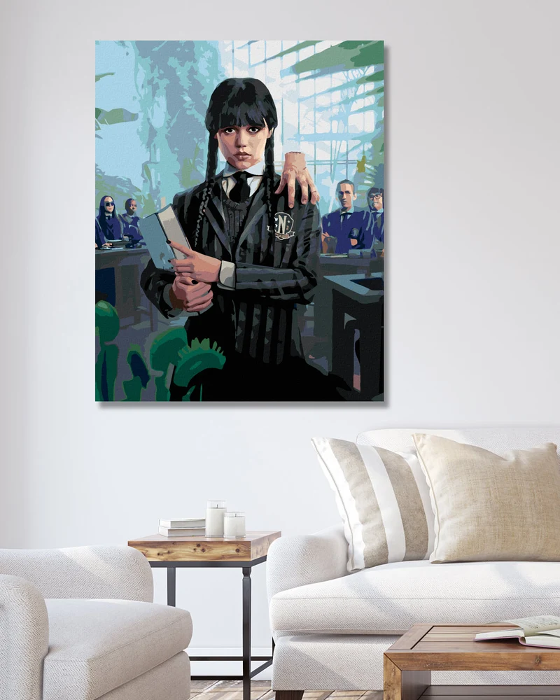 Diamond painting - WEDNESDAY IM BOTANIKRAUM