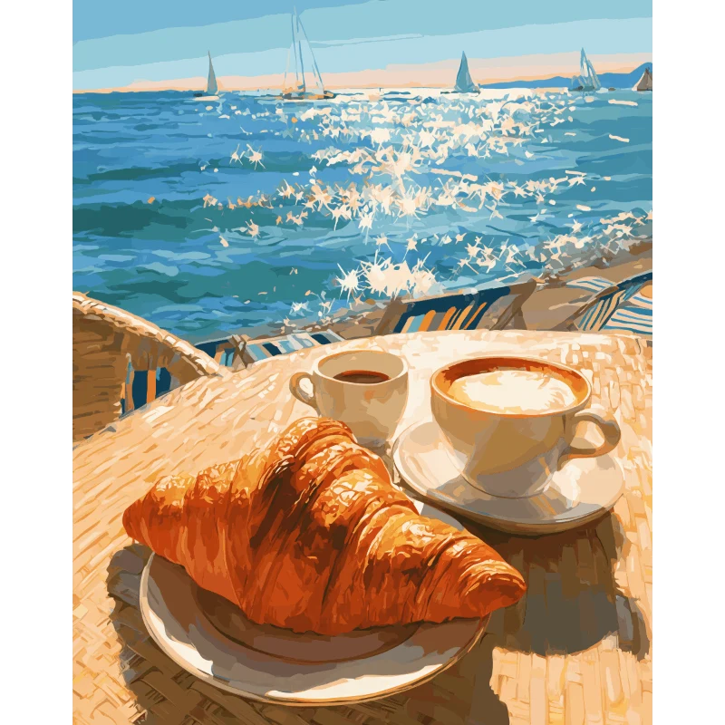 Frühstück am Meer
