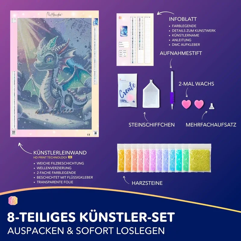 Diamond Painting - Licht des Nordens Seren