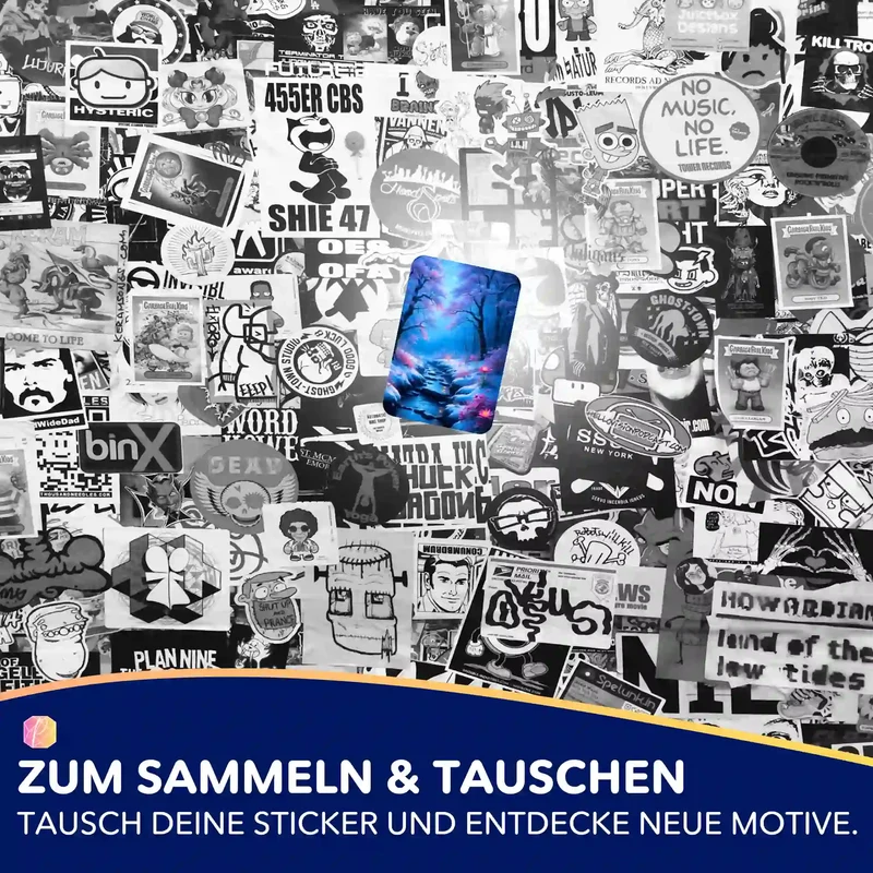 Aufkleber 5er-Set - Fluss der Träume