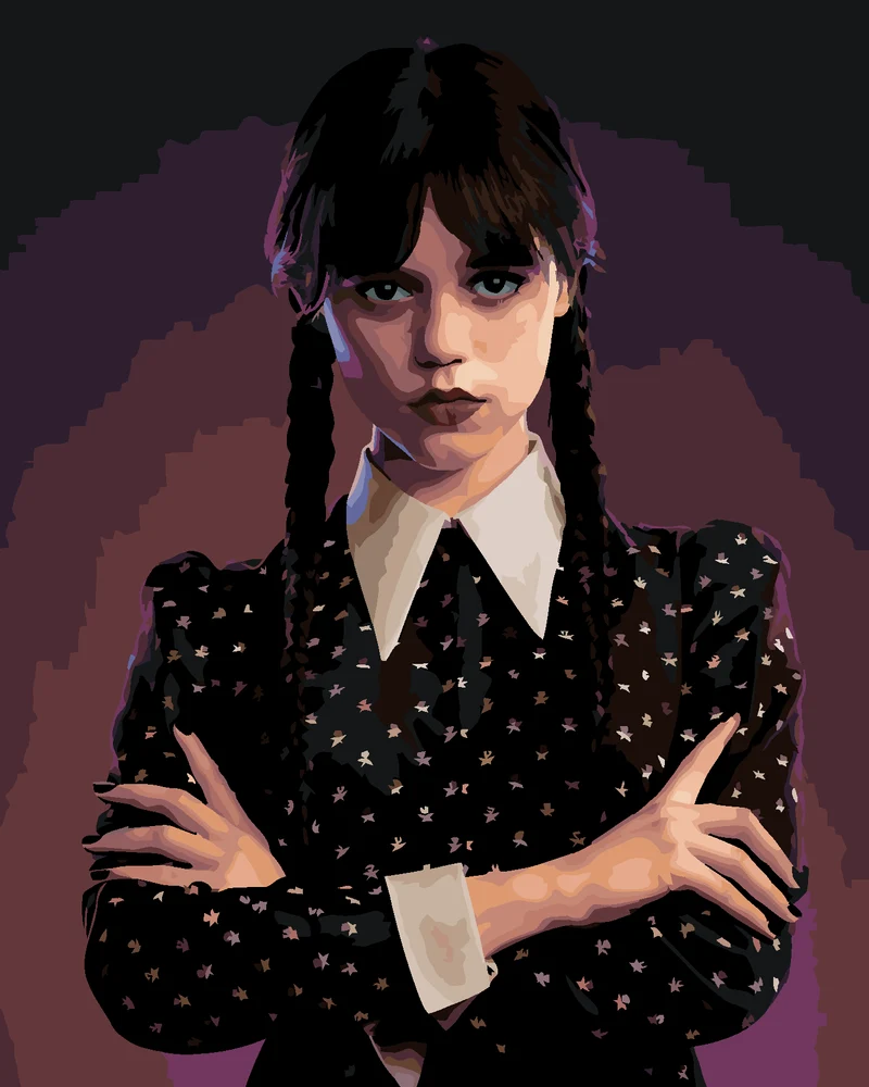 Diamond painting - WEDNESDAY ADDAMS