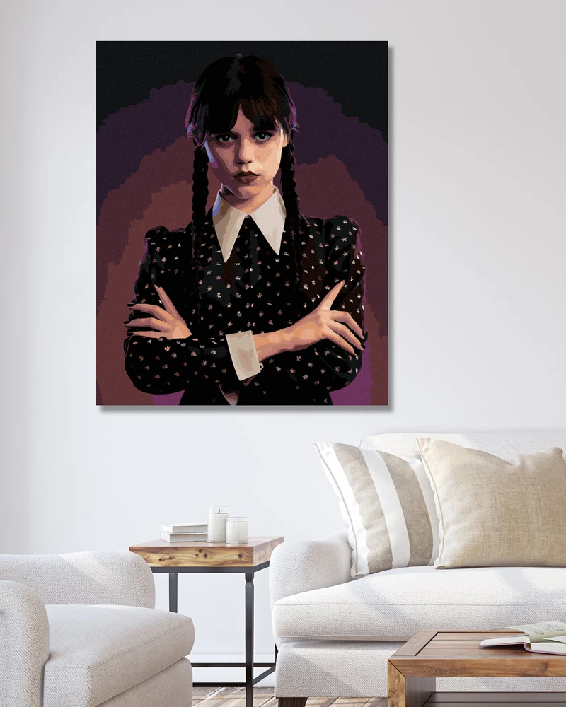 Diamond painting - WEDNESDAY ADDAMS