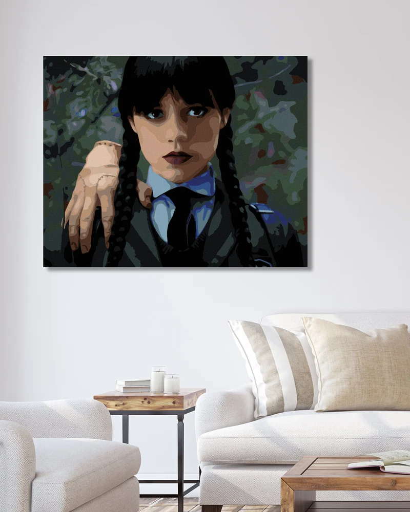 Diamond painting - WEDNESDAY UND DIE SACHE