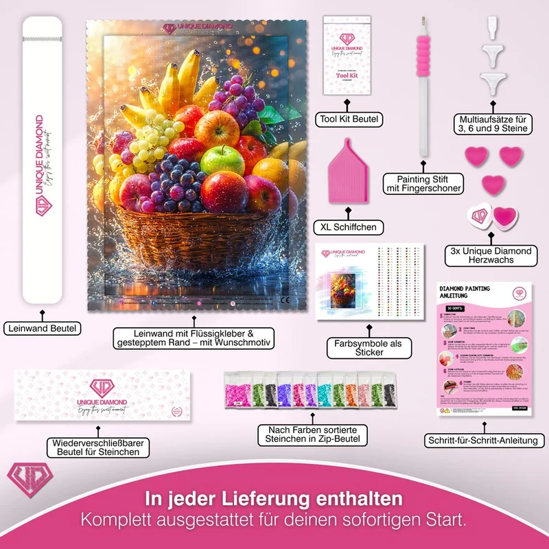 5D Diamond Painting – Früchtepracht