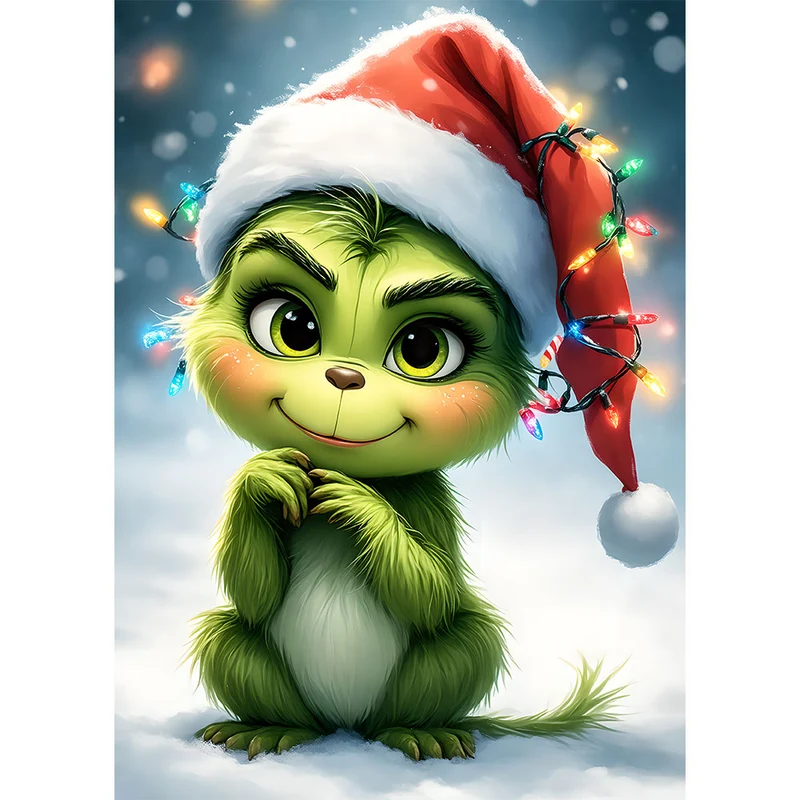 5D Diamond Painting – Der Weihnachtliche Grinch