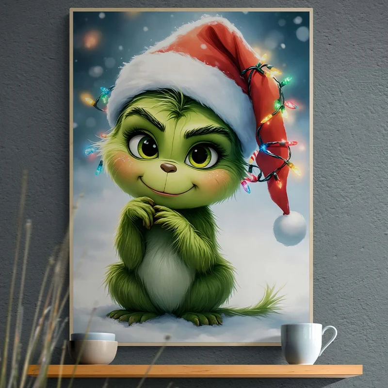 5D Diamond Painting – Der Weihnachtliche Grinch