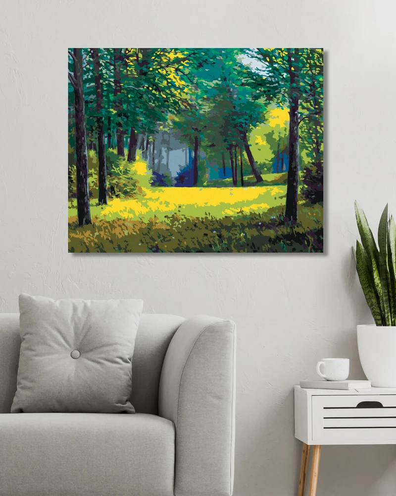 Diamond painting - LUFTIGER WALD