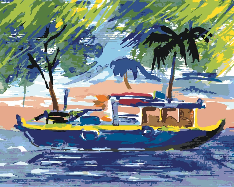 Diamond painting - KREUZFAHRTSCHIFF