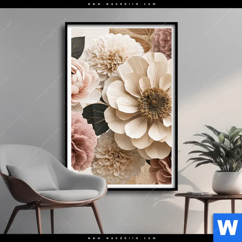 Poster | Rosé Garden | Hochformat