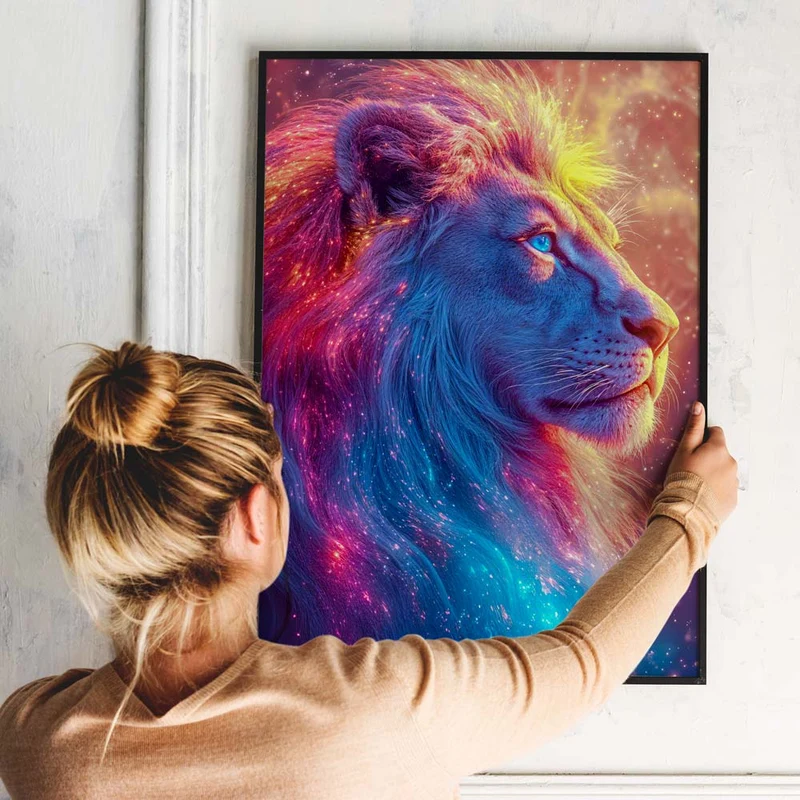 5D Diamond Painting – Königlicher Sternenlöwe