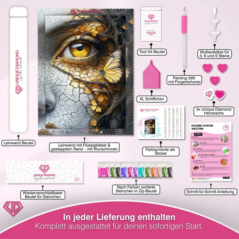 5D Diamond Painting – Das Auge der Natur