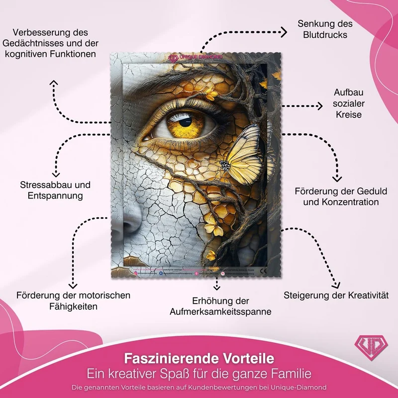 5D Diamond Painting – Das Auge der Natur