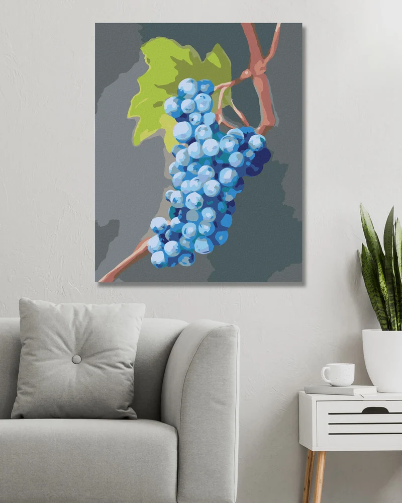 Diamond painting - BLAUE WEINTRAUBEN (MYROSLAVA VOLOSCHUK)