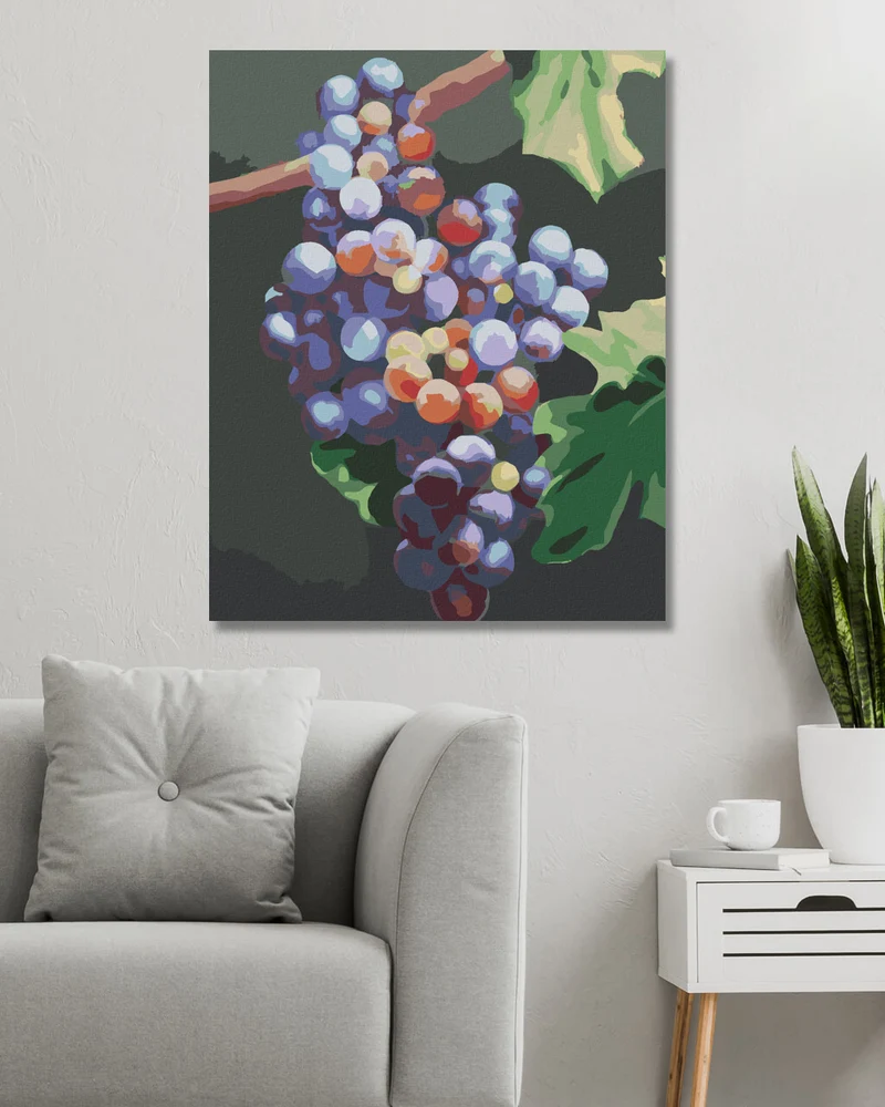 Diamond painting - BLAUE WEINTRAUBEN (MYROSLAVA VOLOSCHUK)