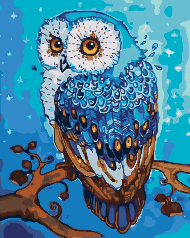Diamond painting - BLAUE SÄULE